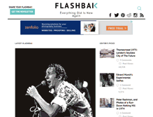 Tablet Screenshot of flashbak.com